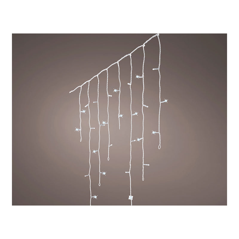 Led Curtain Icicle Lights Flashing 5.8M 240 LEDs Cold Light