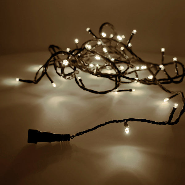 Easy-Connect 4M 60 LED Warm White String Lights (IP44 Indoor-Outdoor) Edm Total 1.08W