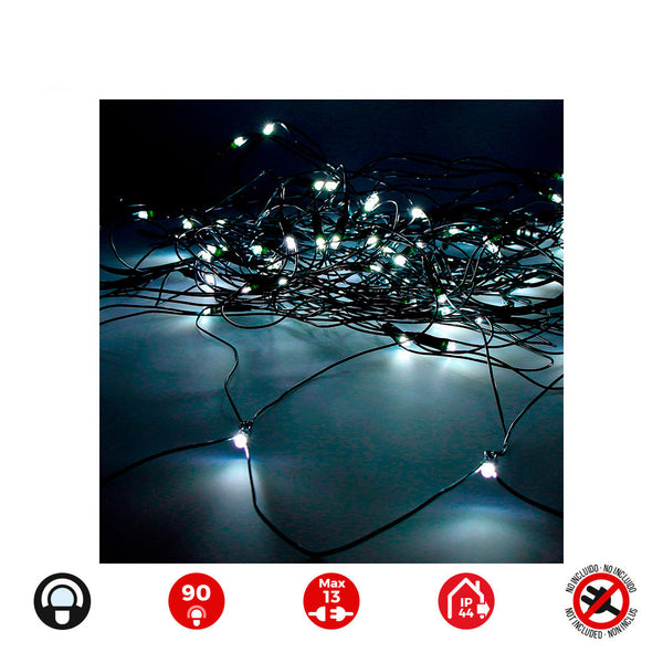 Cortina Red Easy-Connect 2X1,5M 90 Leds Blanco Frio 30V (Interior-Exterior) Edm Total 1,62W