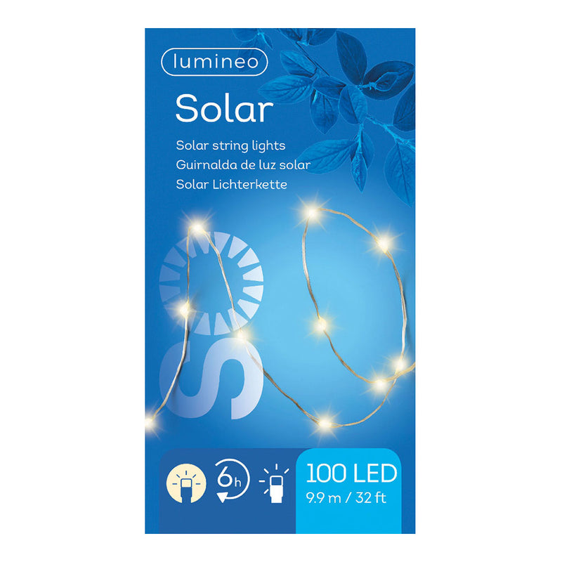 Solar Garland 9.9M 100 Leds Lumineo