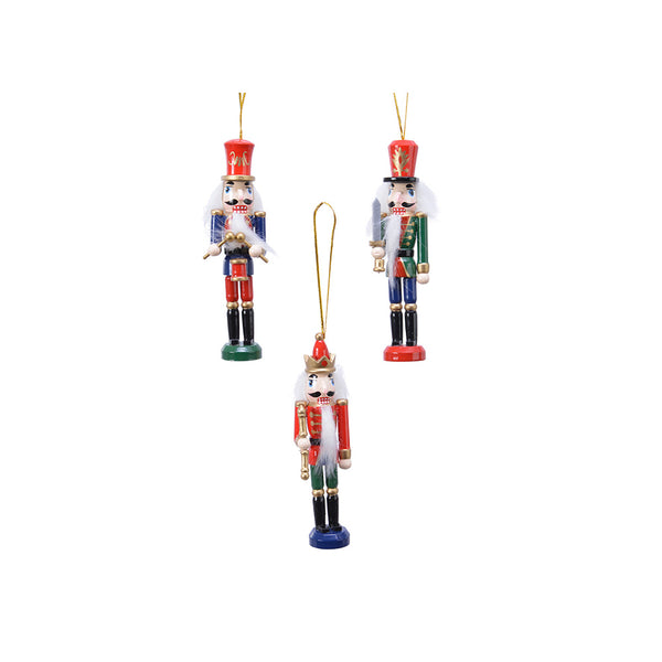 Christmas Tree Nutcracker 4x3x12.5cm Assorted Models Colors / Assorted Models