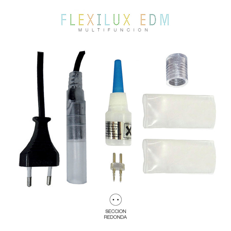 Feeder-Connector Flexilux 2 Ways Edm Tube