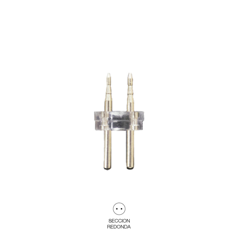 Conector Tubo Flexilux/Flexiled 13Mm 2 Vias "Recto-Punta" Edm