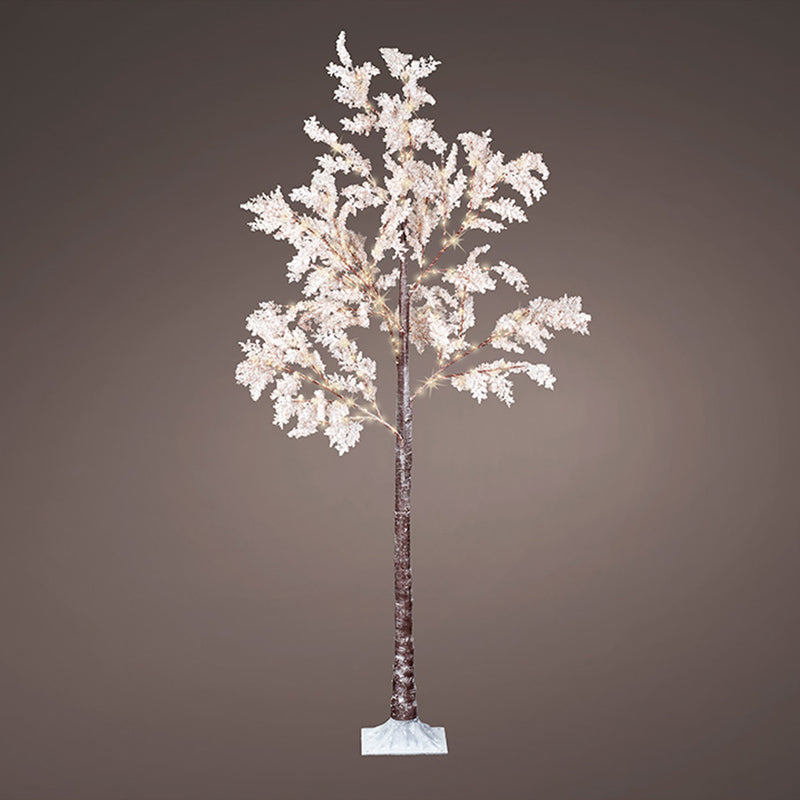 Arbol Micro Led Flores Blancas Ip44 180Cm