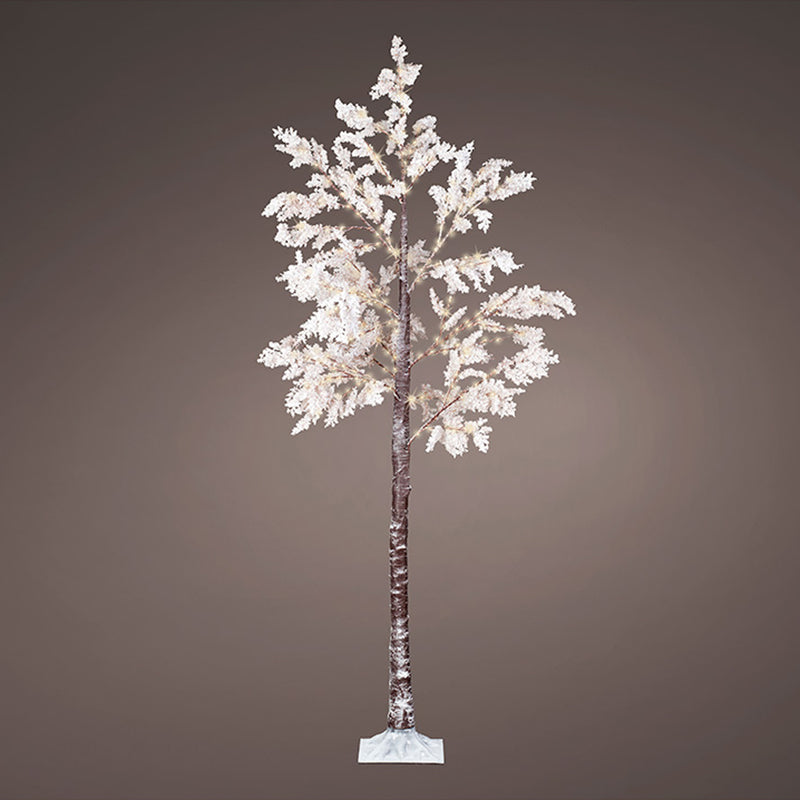 Micro Led Tree White Flowers Ip44 210Cm