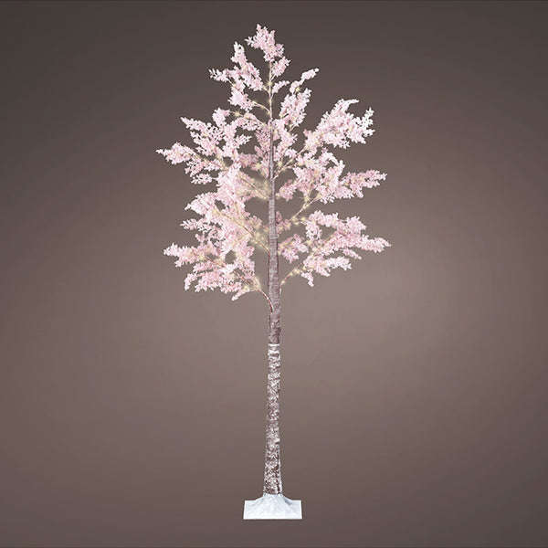 Micro Led Tree Pink Flowers Ip44 210Cm