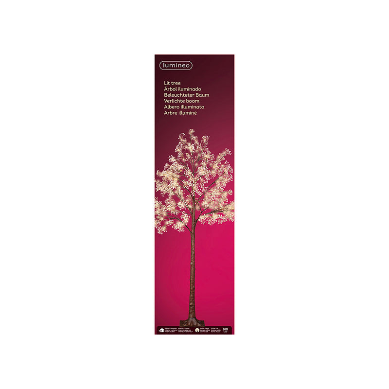 Arbol Led Gypsophila Purpurina Ip44 180Cm