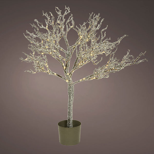 Rustic Model Led Tree With Pot Ip44 100Cm