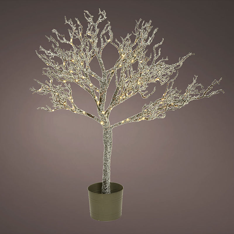 Rustic Model Led Tree With Pot Ip44 100Cm