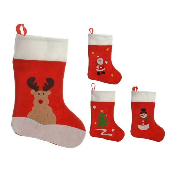 Christmas Stocking 48cm Assorted Colors/Models