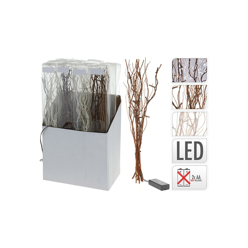 Set of Dry Branches with 12 LEDs 40cm Assorted Models