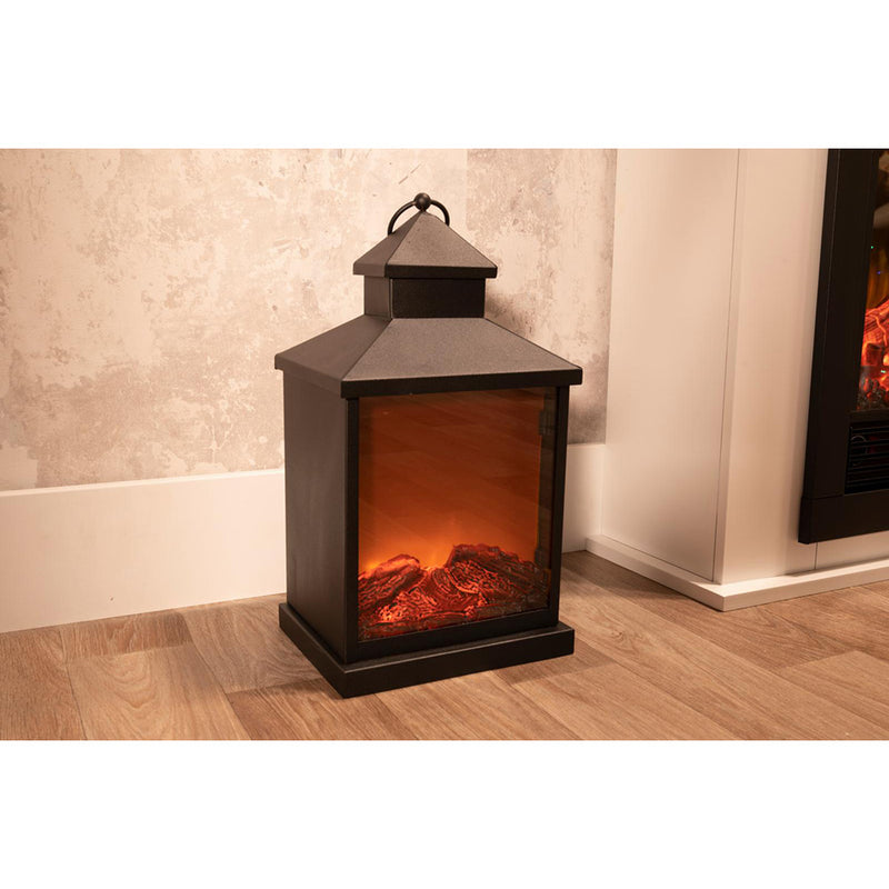 Grundig Lantern Chimney Effect 3 Leds Metal 20X16X36Cm