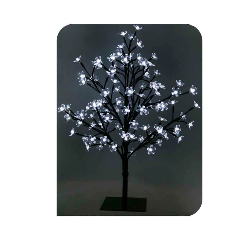 3D Sakura Tree Straight Trunk 60cm 120 Cool White LEDs IP44 Edm