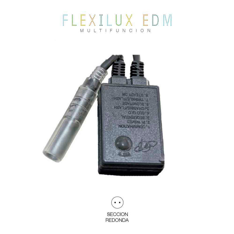 Programador Tubo Flexilux 2 Vias 10,5M (Ip44 Interior-Exterior) Edm