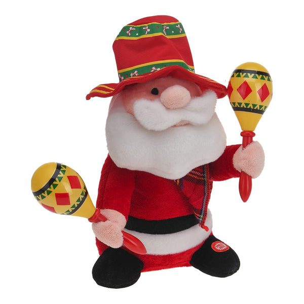 Santa Claus Doll With Movement And Sound 16X20X32Cm