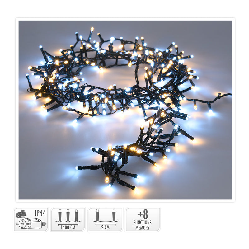 Snake Garland 700 Leds Cold and Warm Light 17M