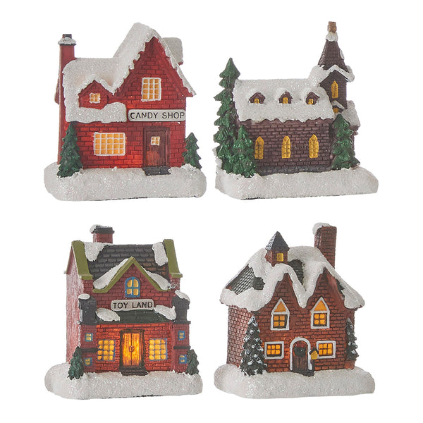 Christmas House Assorted Models 10x5.5x8.5cm