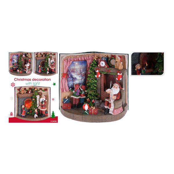 Christmas Scene Home 24cm Assorted Colors