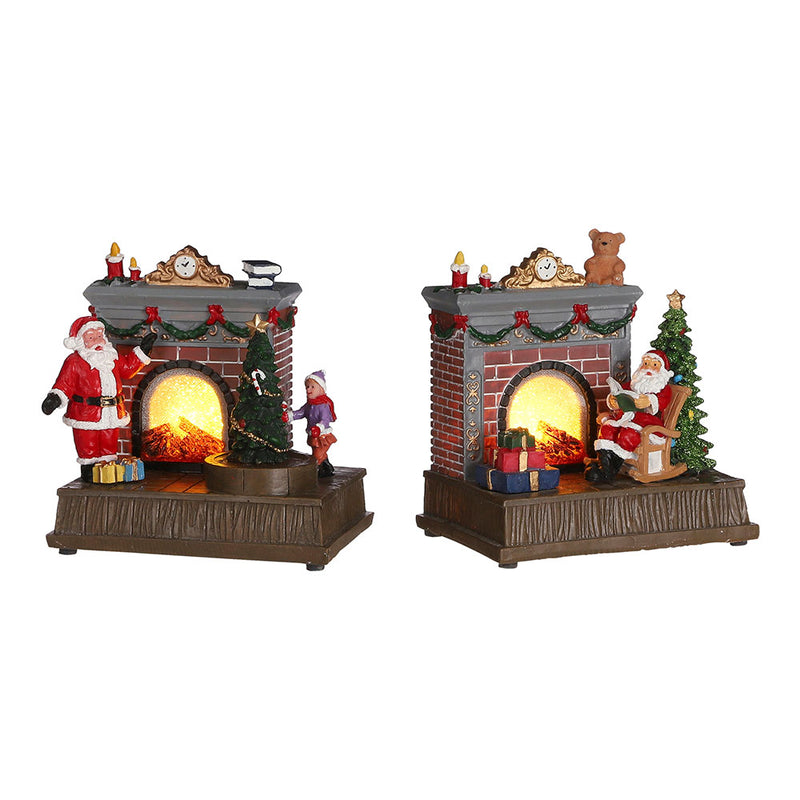 Santa Claus Decorative Fireplace Assorted Models