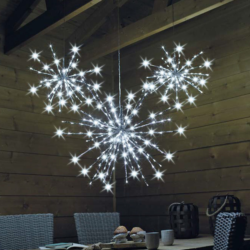 Decorative Garland Fireworks Style Warm White Ø70Cm