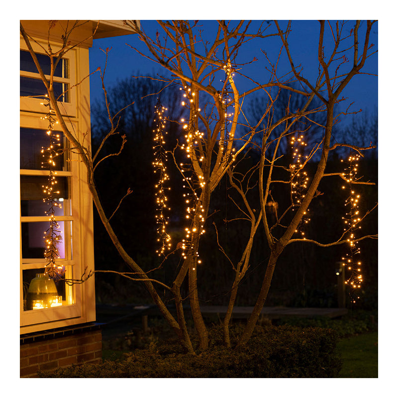 Waterfall Curtain Ideal for Trees with 8 Functions 200cm 480 LEDs