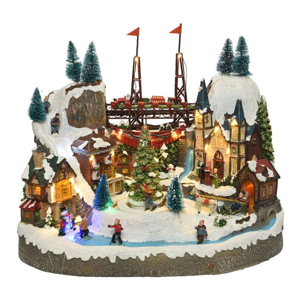 Christmas Village 25.5x39x31.5cm 25 LEDs