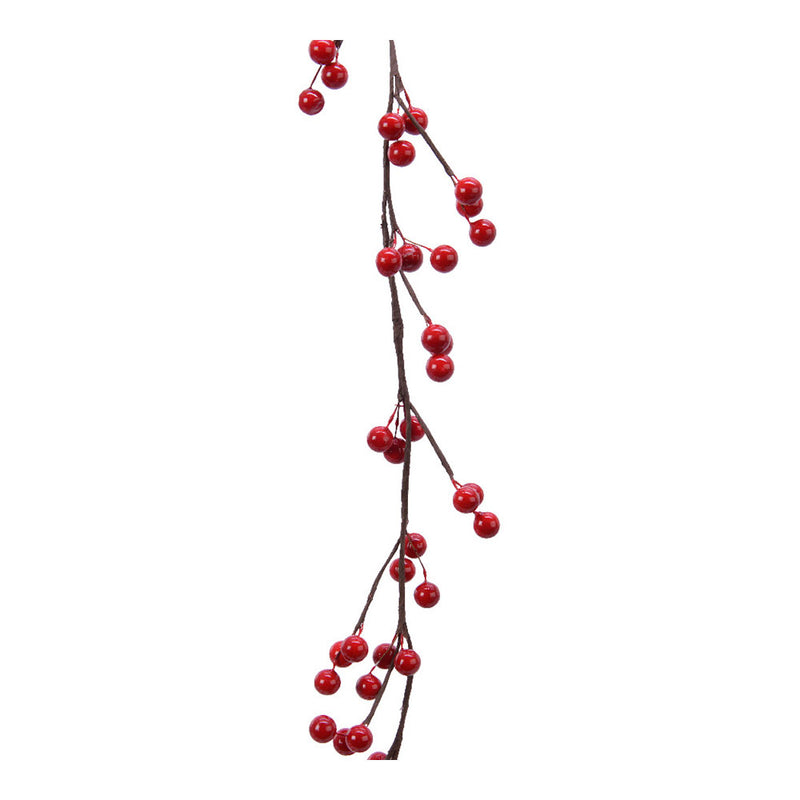 Garland Decoration With Berries 3X10X130Cm