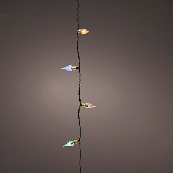 Vintage Multicolor LED String Light With 8 Functions Twinkling Effect For Indoor Use 1790cm 493276