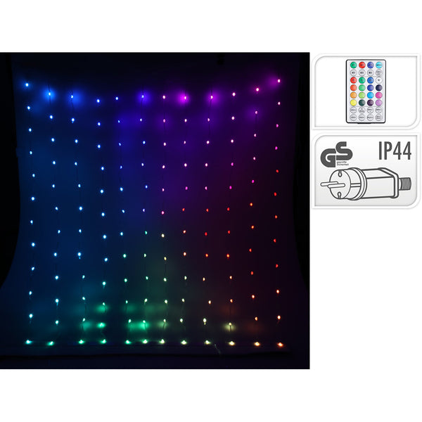 Led Curtain, RGB, 400LED, 220V, With Remote Control. Basics