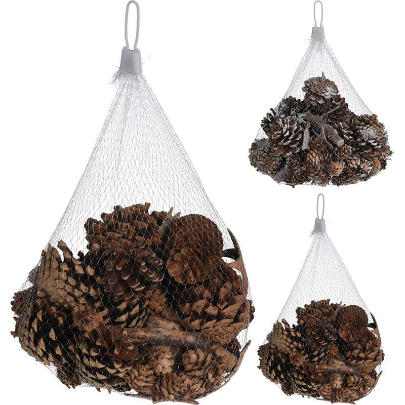 Pinecones for Decorating, 2 Models, Snowy and Non-Snowy.