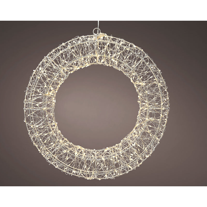 Adorno Corona Colgante Led, Ø58 X 8 Cm