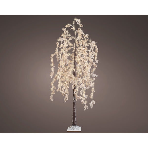 Árbol Microled Sauce Nevado, Ø80Cm X 210Cm Blanco Cálido