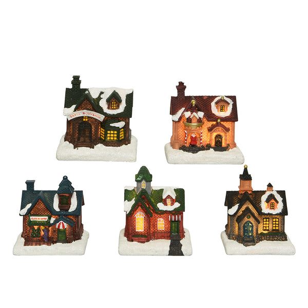 LED Christmas House, 5 Models. Lumineo