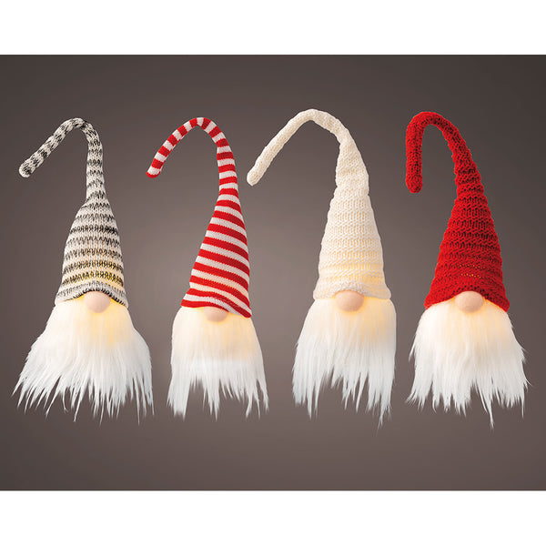 Gnome LED Flexible Hat, Assorted Colors, Fixed Light, 6X7X23Cm.