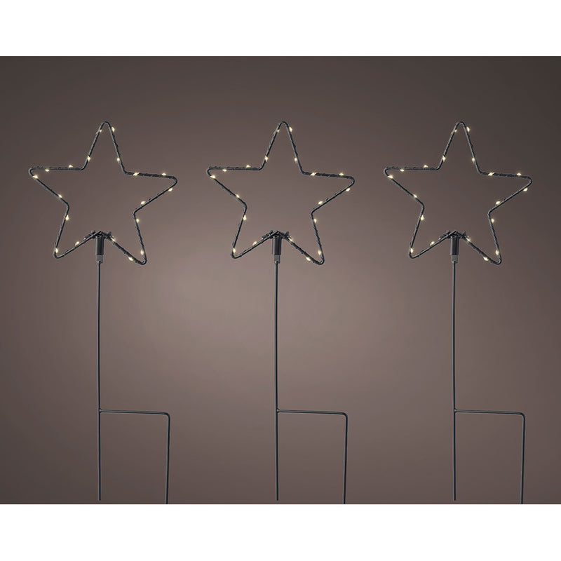 Microled Decorative Light Stakes Stars, Ø15X42.5Cm. Lumineo