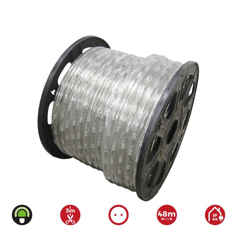 Tubo Flexiled Led 2 Vias Multifuncion 48M. 36 Leds/M Verde 48M  (Ip44 Interior-Exterior) Edm