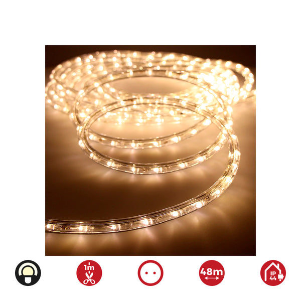 2-Way Fixed Flexiled Tube 48M. 30 LEDs/M Warm White