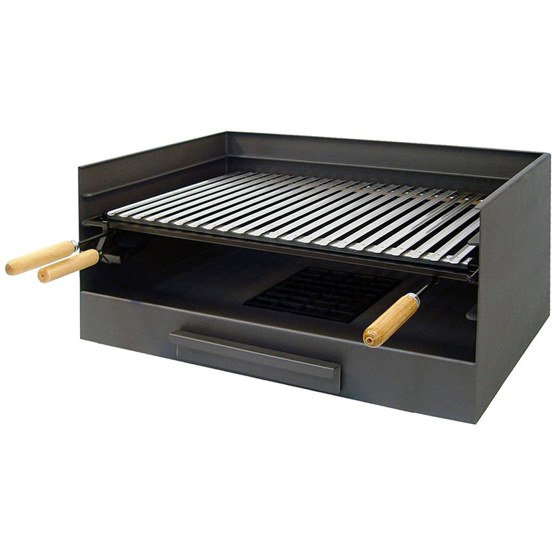 Drawer with stainless steel grill 61x40x32cm Imex El Zorro