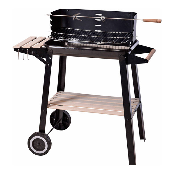 Rectangular charcoal barbecue 54x34x6, 5cm