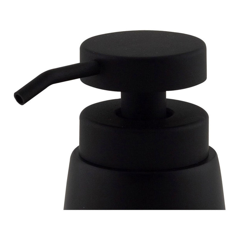 Black Polyresin Soap Dispenser Ø8X14.5Cm Ba20127 Andrea House