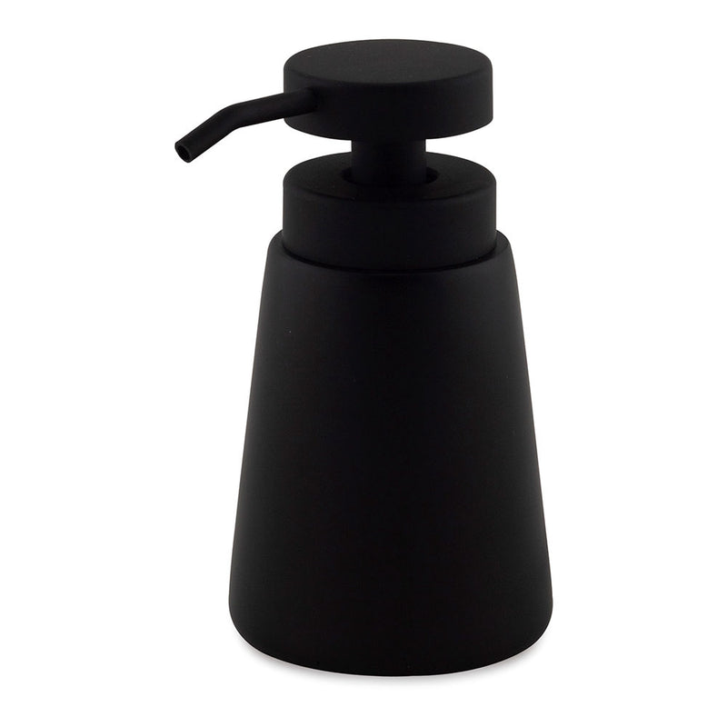 Black Polyresin Soap Dispenser Ø8X14.5Cm Ba20127 Andrea House