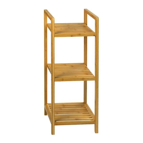 Bamboo Shelf With 3 Shelves 30.5X30.5X75.5Cm Ba22000 Andrea House