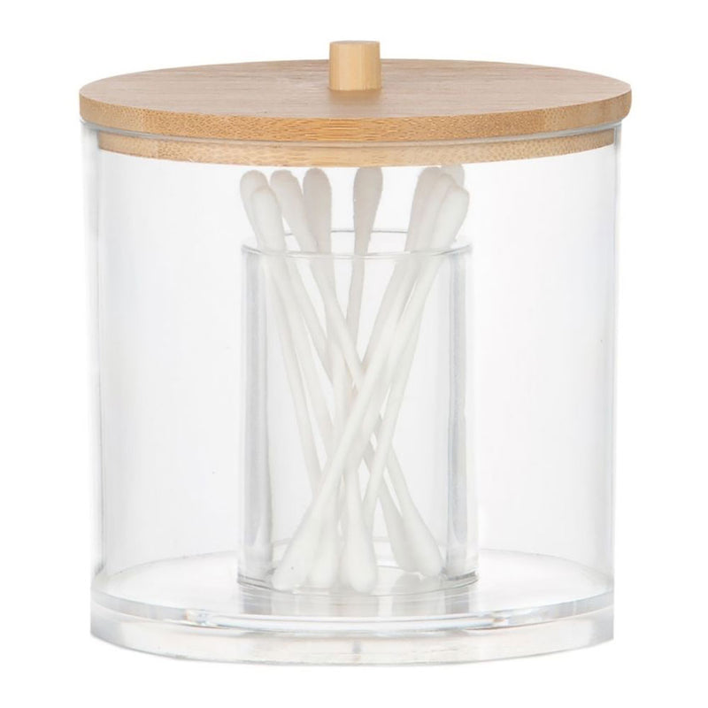 Acrylic Bathroom Organizer Jar Ø9x9cm Ba72111 Andrea House