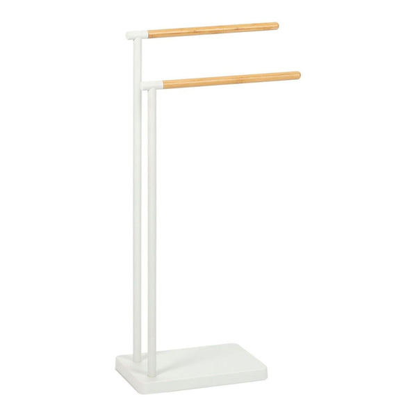 White Metal Towel Rack 30x20x78cm Ba72128 Andrea House