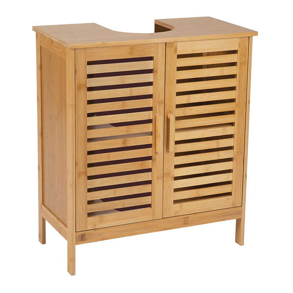 Bamboo Under Sink Cabinet 60x30x62cm Ba73151 Andrea House