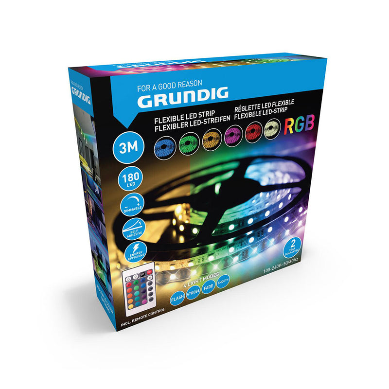 RGB Led Strip 3 M 180 Leds Grundig