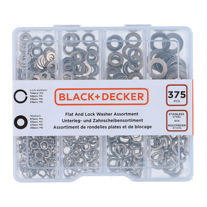 Black+Decker Flat and Lock Washer Assortment