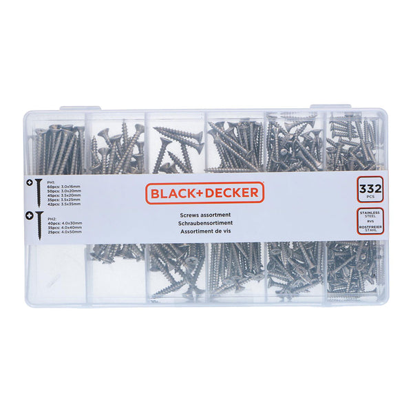 Black+Decker Ph Head Wood Screw Assortment