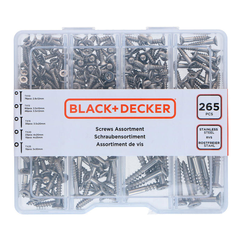 Black+Decker 265 Piece Torx Screw Assortment