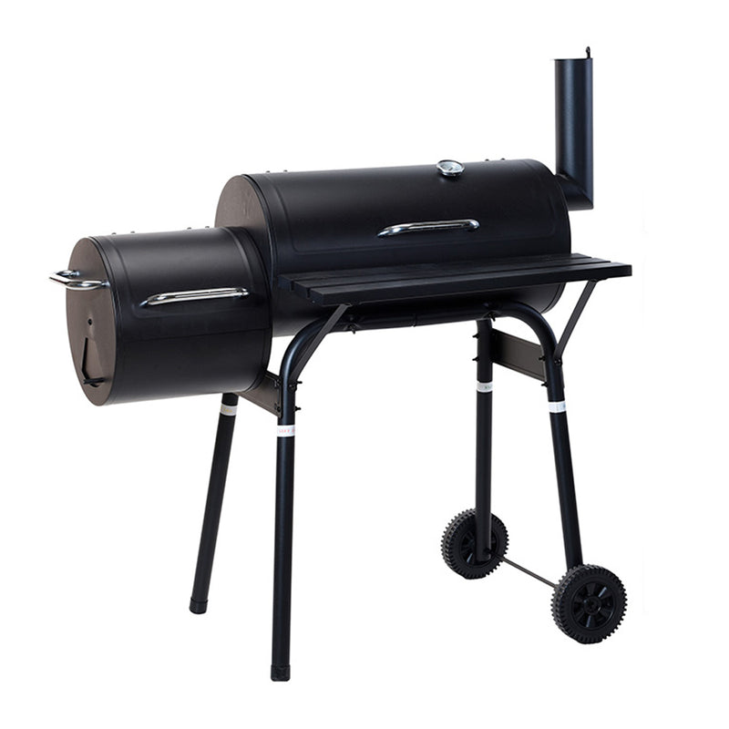 Charcoal BBQ Grill Smoker, 112X63X112Cm